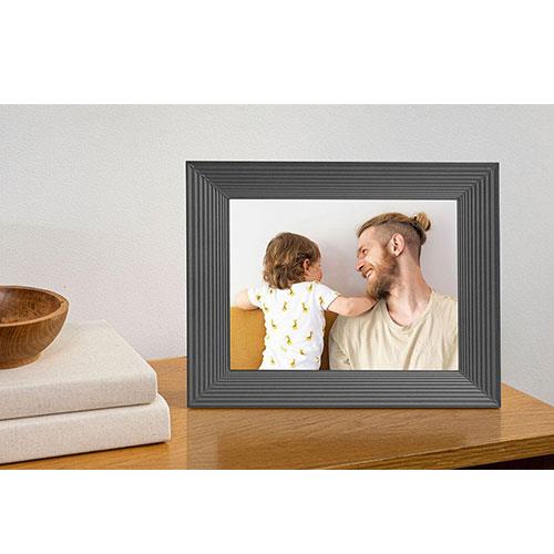 Aura Mason 9-inch Digitial Photo Frame in Graphite Product Image (Secondary Image 3)