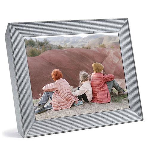 Mason Luxe 9.7-inch Digital Photo Frame in Sandstone Product Image (Primary)