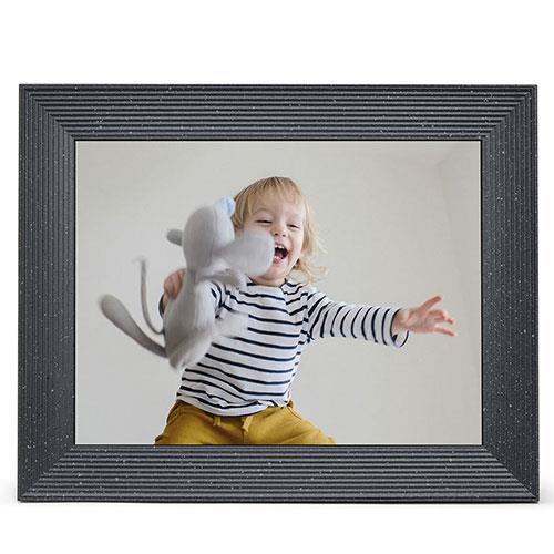 Mason Luxe 9.7-inch Digital Photo Frame in Pebble Product Image (Secondary Image 1)