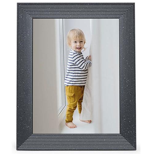 Mason Luxe 9.7-inch Digital Photo Frame in Pebble Product Image (Secondary Image 2)
