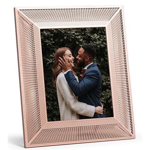 Smith 9.7-inch Digital Photo Frame in Platinum Rose Product Image (Primary)