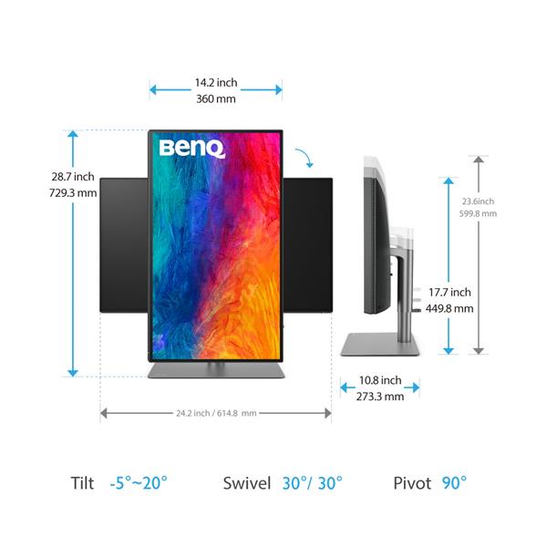 BENQ PD2725U  C PRO 27" 4K Product Image (Secondary Image 5)