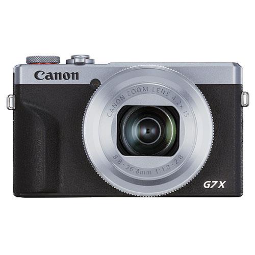 PowerShot G7 X Mark III Digital Camera in Silver Product Image (Primary)