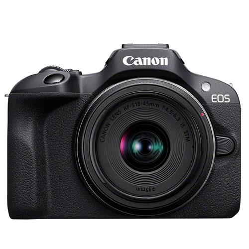 EOS R100 Mirrorless Camera with RF-S 18-45mm :Lens Product Image (Primary)