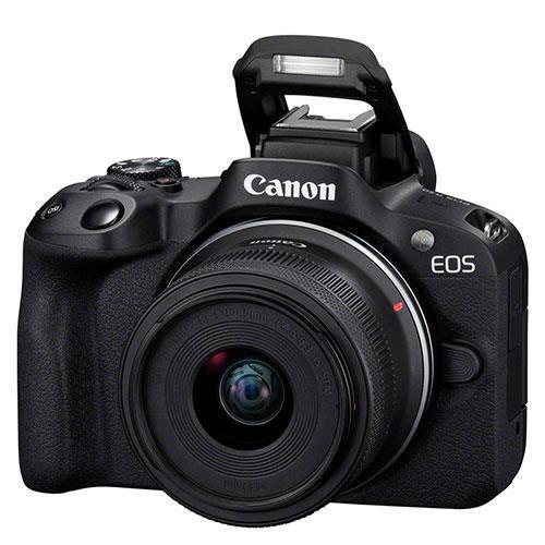 EOS R50 Mirrorless Camera in Black with RF-S 18-45mm Lens - Open Box Product Image (Secondary Image 3)
