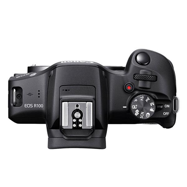 EOS R100 Mirrorless Camera with RF-S 18-45mm Lens and RF 75-300mm Lens Product Image (Secondary Image 4)