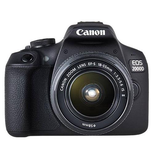 EOS 2000D Digital SLR with EF-S 18-55mm IS II Lens Product Image (Primary)
