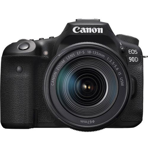 EOS 90D Digital SLR with EF-S 18-135mm f/3.5-5.6 IS USM Lens Product Image (Primary)
