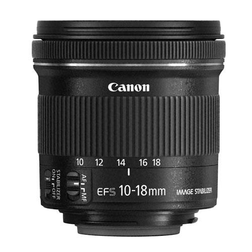 EF-S 10-18mm f/4.5-5.6 IS STM Lens Product Image (Primary)