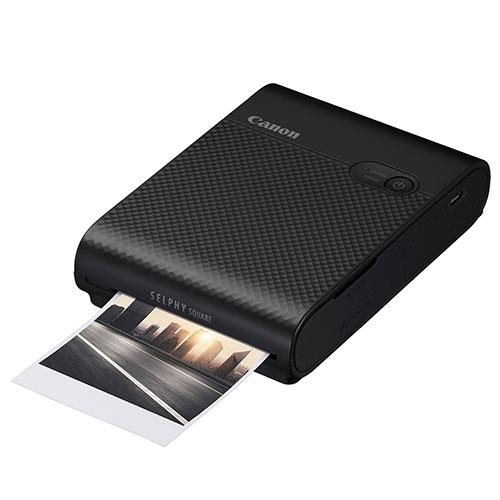 Selphy Square QX10 Printer in Black Product Image (Primary)