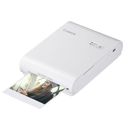 Selphy Square QX10 Printer in White Product Image (Primary)