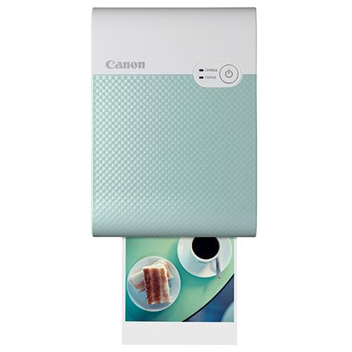 Selphy Square QX10 Printer in Green Product Image (Secondary Image 2)