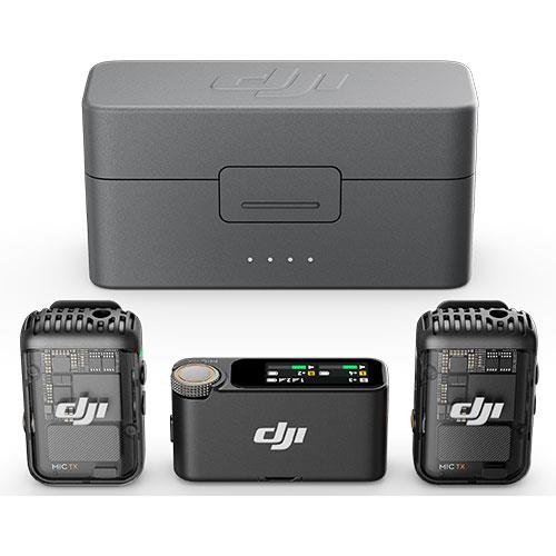 Mic 2 (2TX + 1RX) and Charging Case Product Image (Primary)