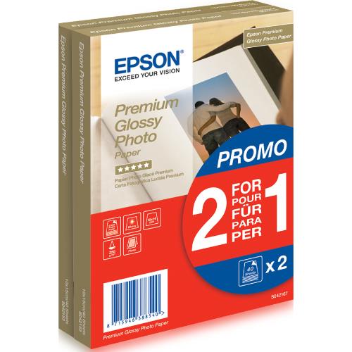 Prem Photo Paper 10x15 40pc x2 Product Image (Primary)