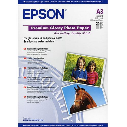 Premium Glossy A3 Photo Paper - 20 Sheets Product Image (Primary)