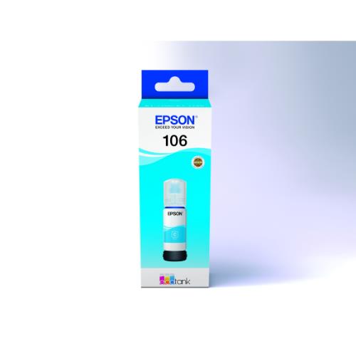106 ECOTank Cyan INK Bottle Product Image (Primary)