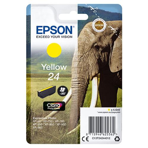 24 Yellow Claria Photo HD Ink Product Image (Primary)