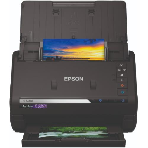 EPSON FastFoto FF-680W Scanner Product Image (Primary)