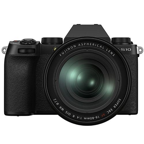X-S10 Mirrorless Camera in Black with XF16-80mm Lens Product Image (Primary)