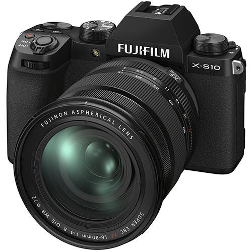 X-S10 Mirrorless Camera in Black with XF16-80mm Lens Product Image (Secondary Image 2)