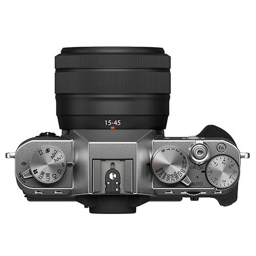 X-T30 II Mirrorless Camera in Siver with XC15-45mm Lens Product Image (Secondary Image 3)