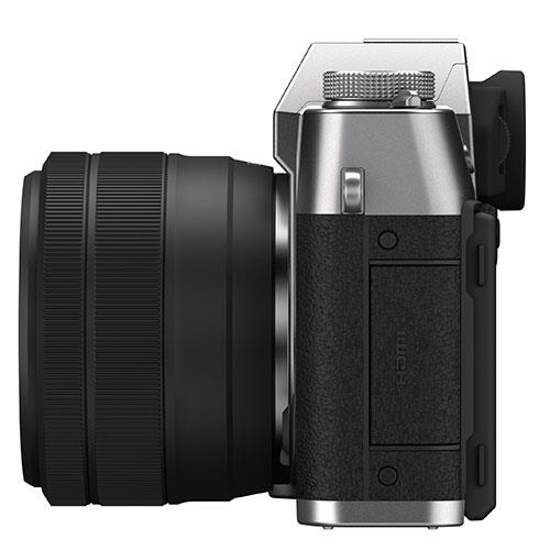 X-T30 II Mirrorless Camera in Siver with XC15-45mm Lens Product Image (Secondary Image 4)