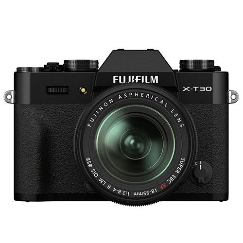 X-T30 II Mirrorless Camera in Black with XF18-55mm Lens Product Image (Primary)