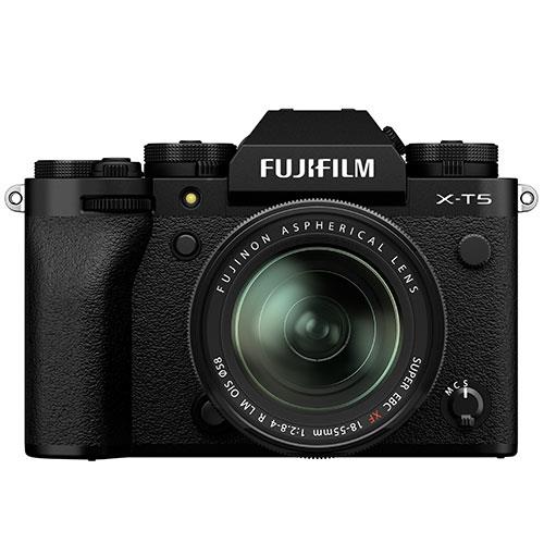 X-T5 Mirrorless Camera in Black with XF18-55mm.F2.8-4 R LM OIS Lens Product Image (Primary)