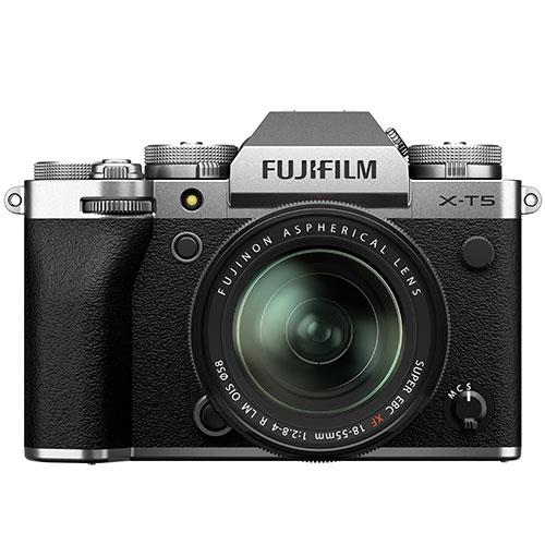 Buy Fujifilm X-T5 Mirrorless Camera in Silver with XF18-55mm F2.8