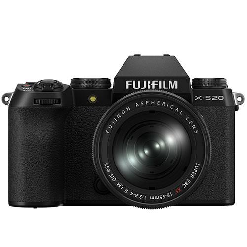 X-S20 Mirrorless Camera in Black with XF18-55mm F2.8-4 R Lens Product Image (Primary)