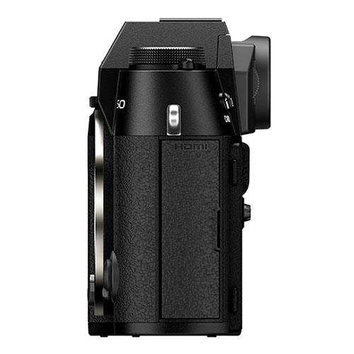 X-T50 Mirrorless Camera Body in Black Product Image (Secondary Image 5)