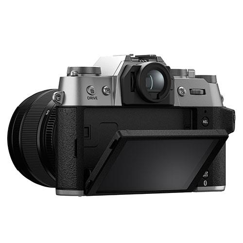 X-T50 Mirrorless Camera Body in Silver Product Image (Secondary Image 2)