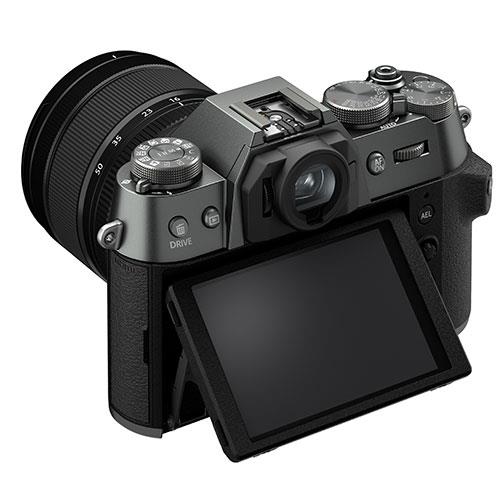 X-T50 Mirrorless Camera Body in Charcoal Silver Product Image (Secondary Image 3)