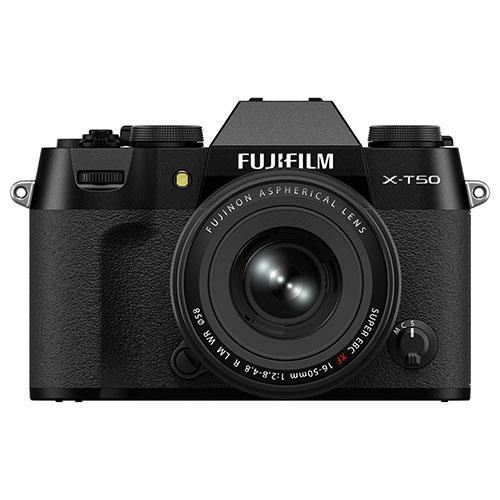 X-T50 Mirrorless Camera in Black with XF16-50mm F2.8-4.8 R LM WR Lens Product Image (Primary)