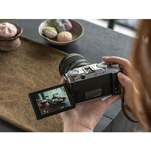 X-M5 Mirrorless Camera Body in Silver Product Image (Secondary Image 6)