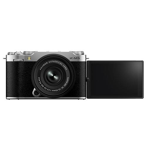 Buy Fujifilm X-M5 Mirrorless Camera in Silver with XC15-45mm Lens