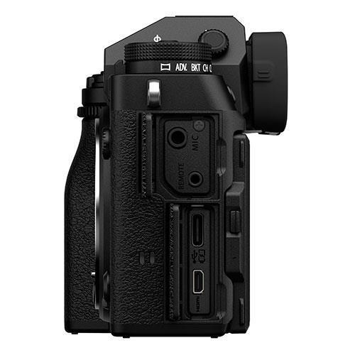 X-T5 Mirrorless Camera Body in Black Product Image (Secondary Image 5)