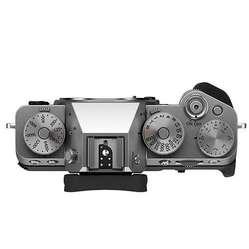 X-T5 Mirrorless Camera Body in Silver Product Image (Secondary Image 3)