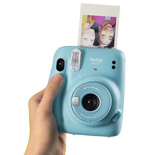 Mini 11 Instant Camera in Sky Blue Product Image (Secondary Image 3)