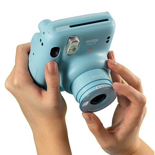 Mini 11 Instant Camera in Sky Blue Product Image (Secondary Image 4)