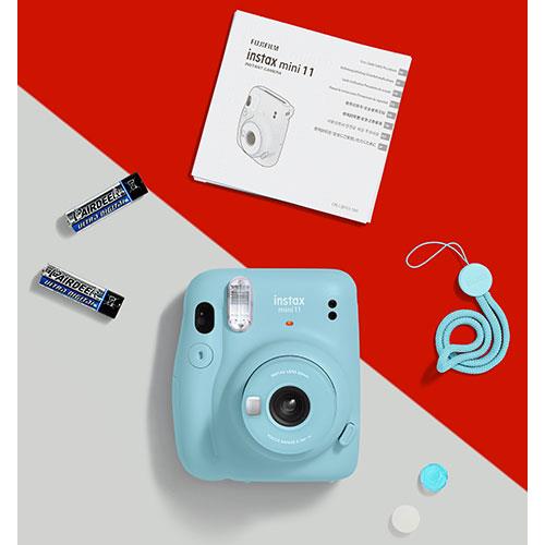 Mini 11 Instant Camera in Sky Blue Product Image (Secondary Image 6)