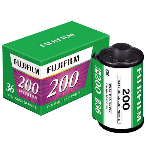 Camera film. Roll of 36 frame ISO200 camera film (Kodak GOLD logo