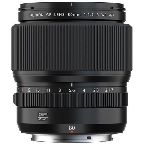 GF80mm F1.7 R WR Lens Product Image (Secondary Image 1)