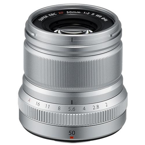 XF50mm f/2.0 R WR Lens in Silver Product Image (Primary)