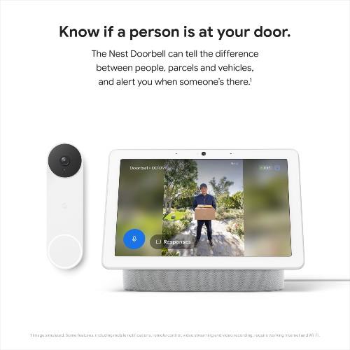 How does nest doorbell hot sale work with google home