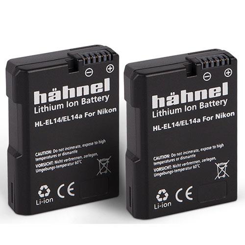 HL-EL14 Battery Twin Pack (Nikon EN-EL14/14A) Product Image (Primary)