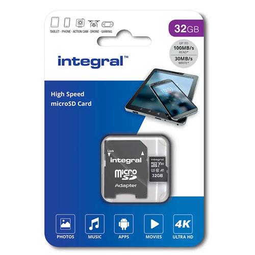 microSD 32GB 100MB/S Memory Card Product Image (Primary)