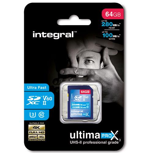 Ultimapro X3 SDXC 64GB UHS-II V60 Memory Card Product Image (Secondary Image 1)