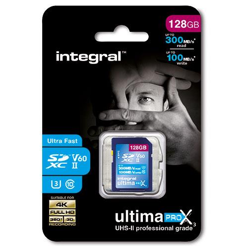 Ultimapro X3 SDXC 128GB UHS-II V60 Memory Card Product Image (Secondary Image 1)