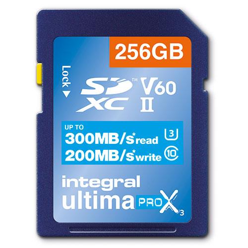 Ultimapro X3 SDXC 256GB UHS-II V60 Memory Card Product Image (Primary)